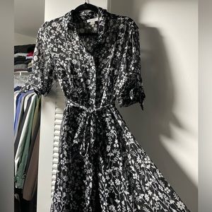Midi Calvin Klein Floral Dress